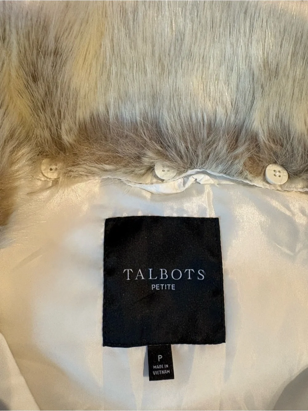 Talbots sleeveless quilted